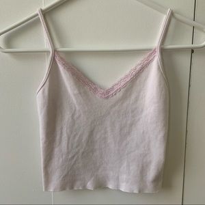 brandy melville nicolette lace tank